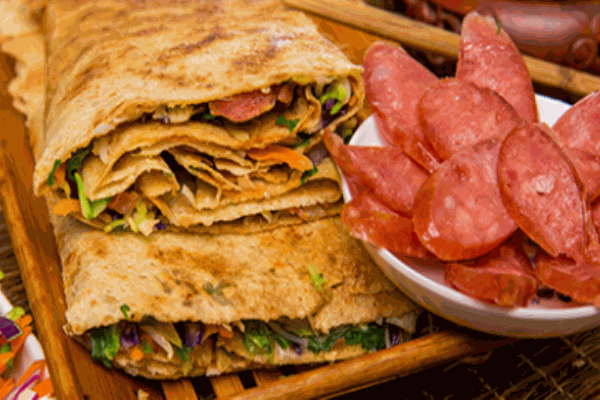 邻村二妮菜煎饼